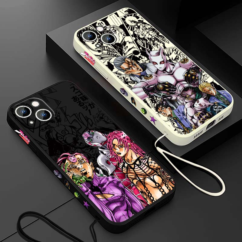 Phone Cases Apple - Capa de Celular Líquida com Cordão