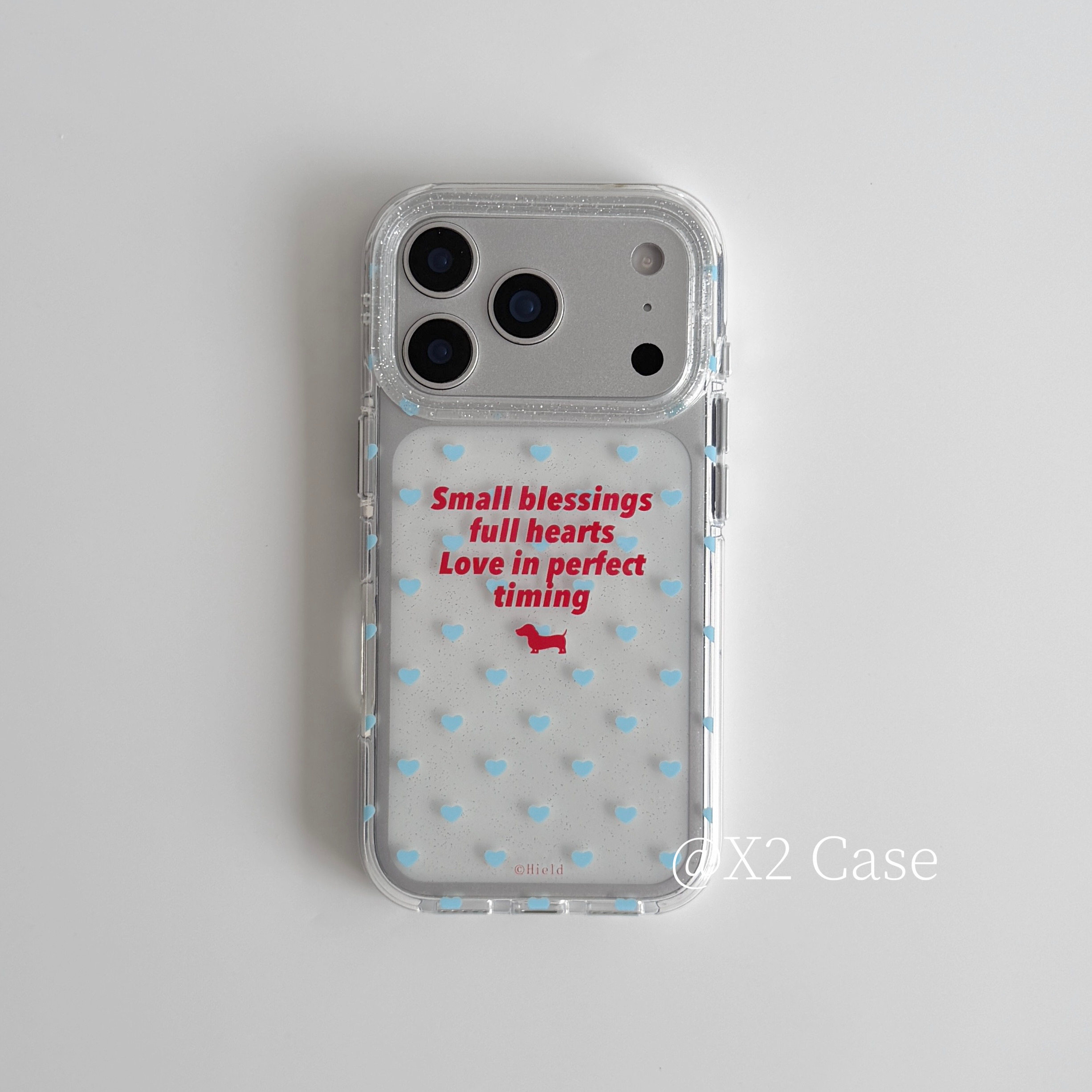 Phone Cases For Girls - Capa de Telefone Ins Blue Love