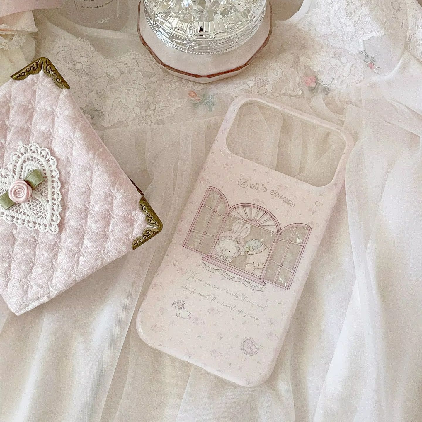 Phone Cases For Girls - Capa de Celular Y2K Floral Rosa