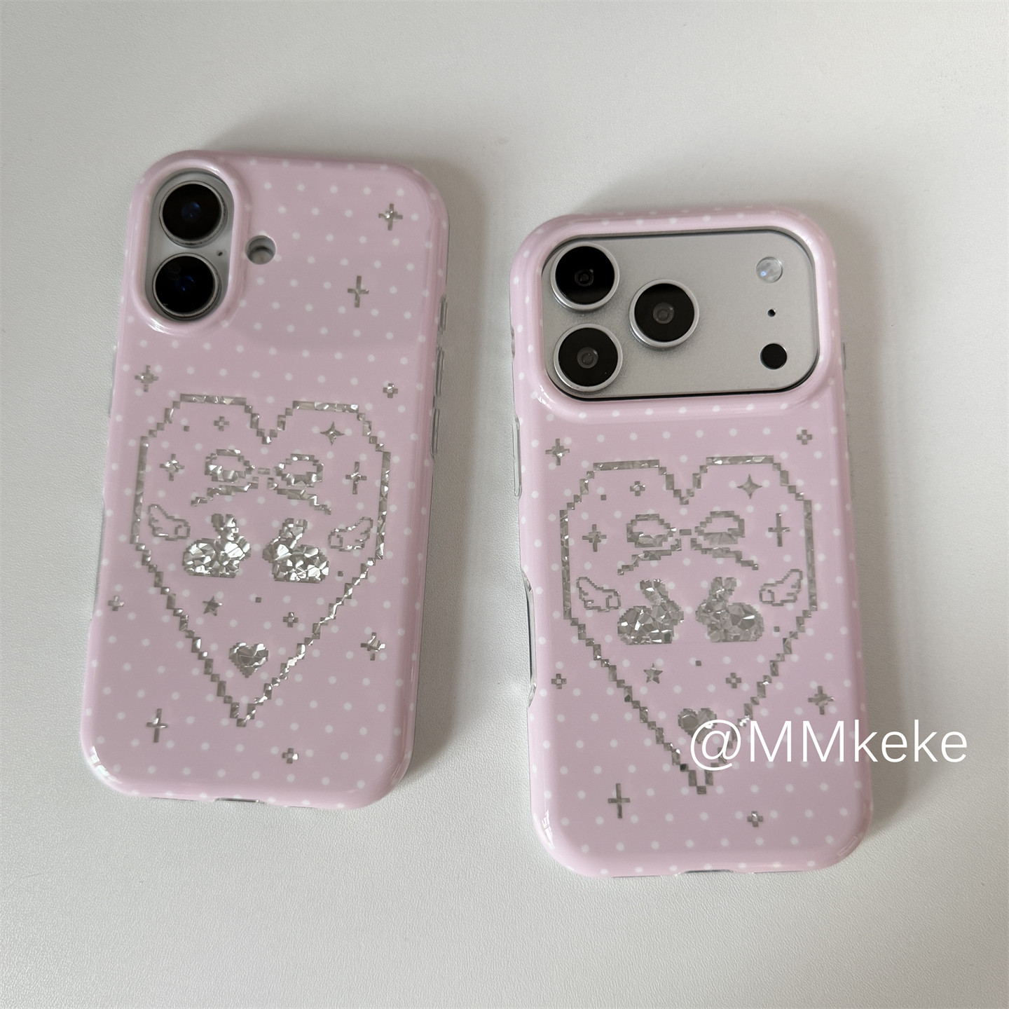 Phone Cases For Girls - Capa de Telefone Brilhante Rosa Estilo
