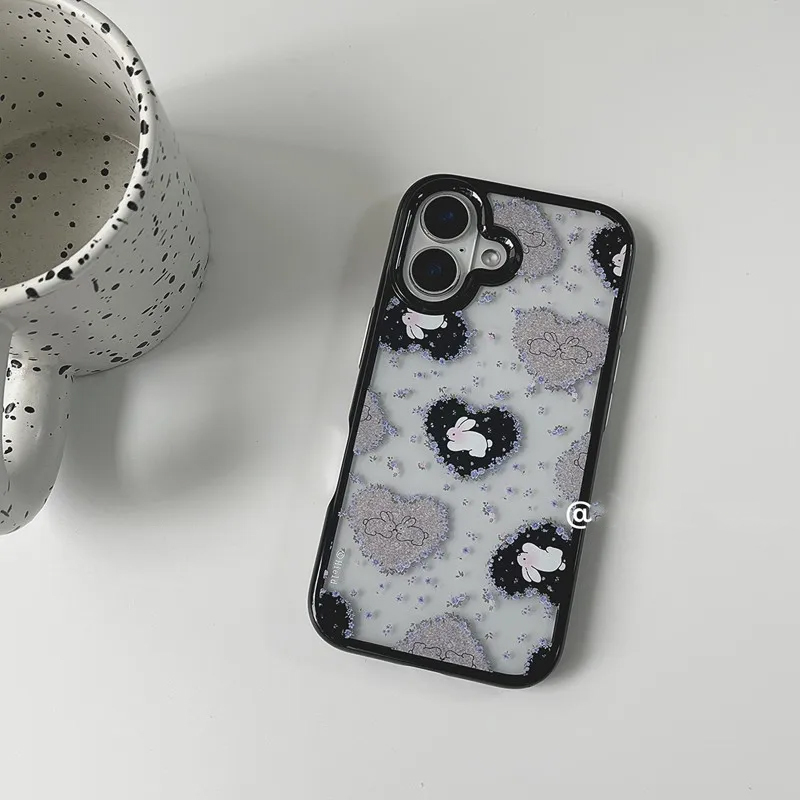 Phone Cases For Girls - Capa de Celular Acrílica Estilo Coreano