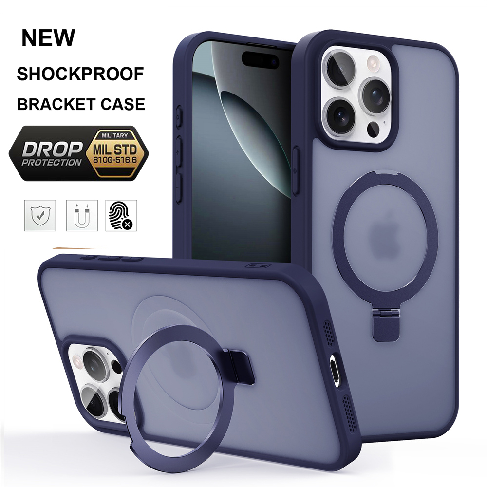 Ring Stand Case - Capa Magnética Fosca com Suporte de