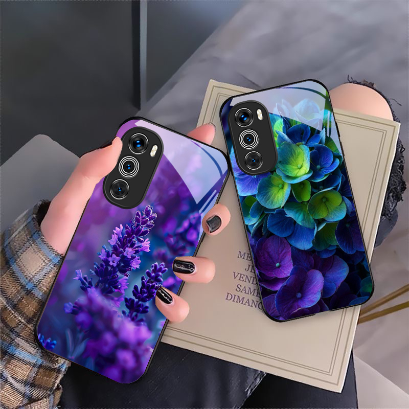 Phone Cases Moto G - Padrão de tulipa roxa para motorola