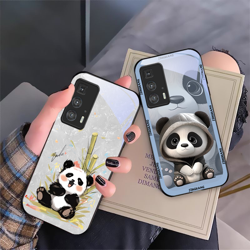 Phone Cases Moto G - Capa de Vidro Q-version Milk Tea