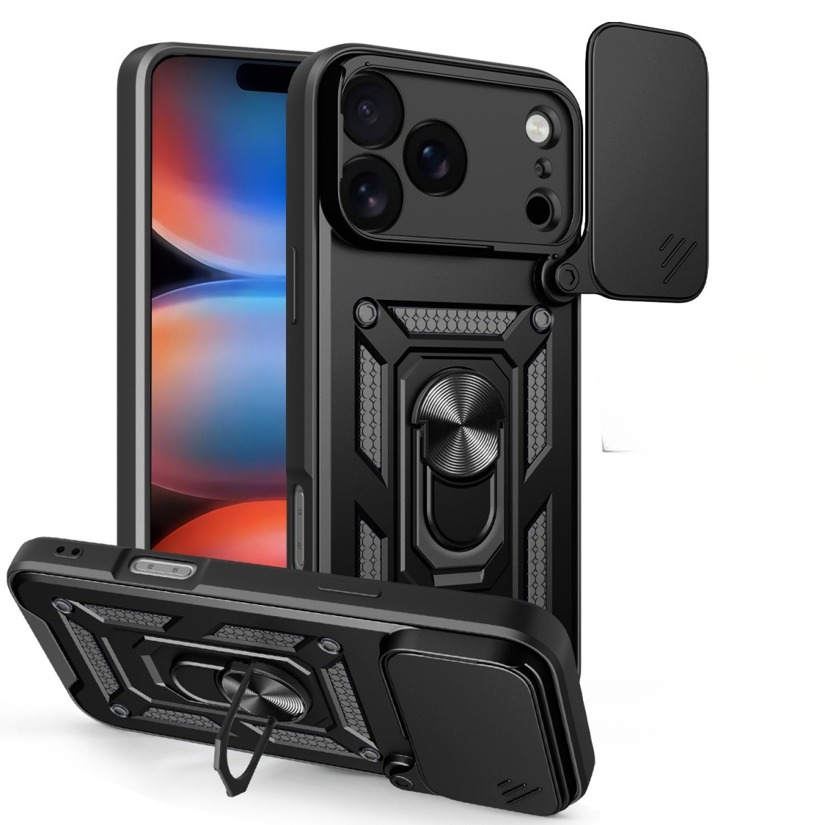 Capa à prova de choque para iP - Ring Stand Case avaliação e preço